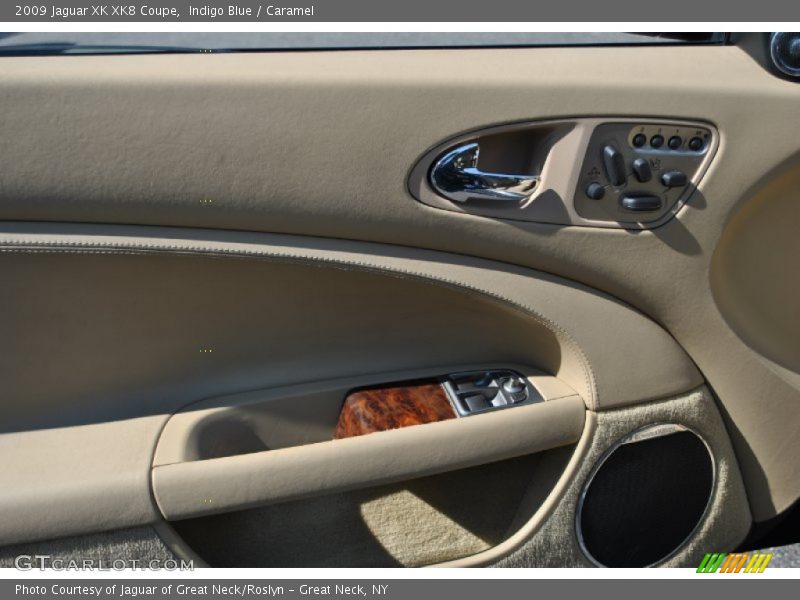 Indigo Blue / Caramel 2009 Jaguar XK XK8 Coupe