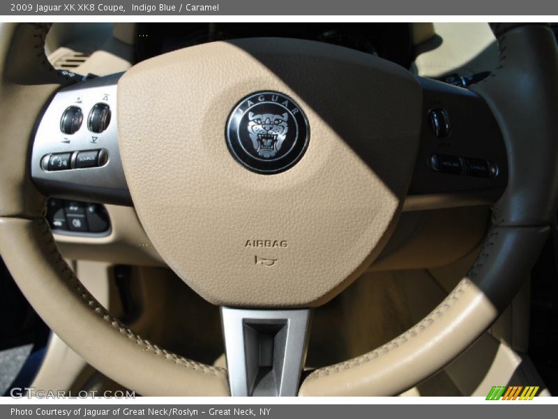 Indigo Blue / Caramel 2009 Jaguar XK XK8 Coupe