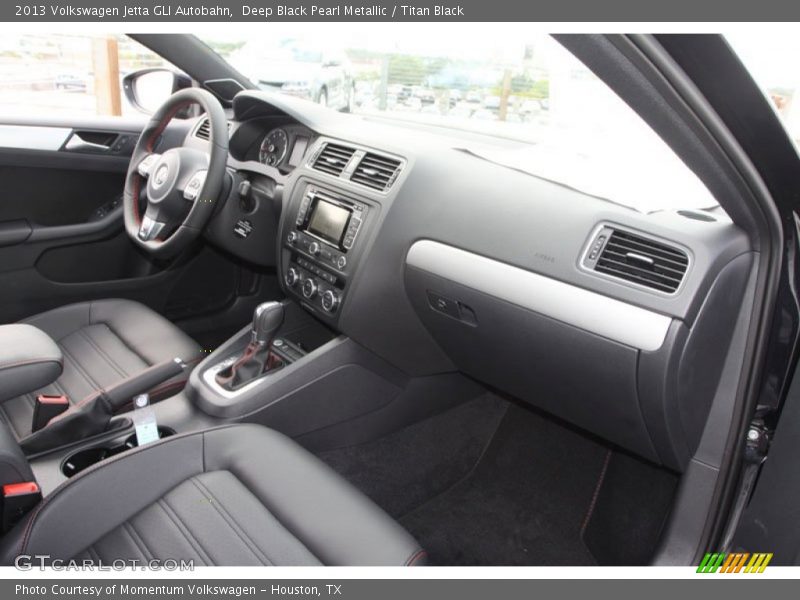 Deep Black Pearl Metallic / Titan Black 2013 Volkswagen Jetta GLI Autobahn