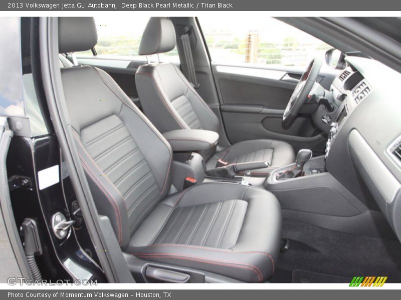 Deep Black Pearl Metallic / Titan Black 2013 Volkswagen Jetta GLI Autobahn