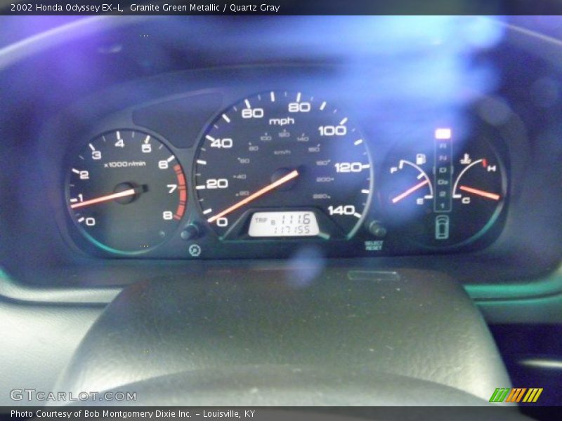 Granite Green Metallic / Quartz Gray 2002 Honda Odyssey EX-L