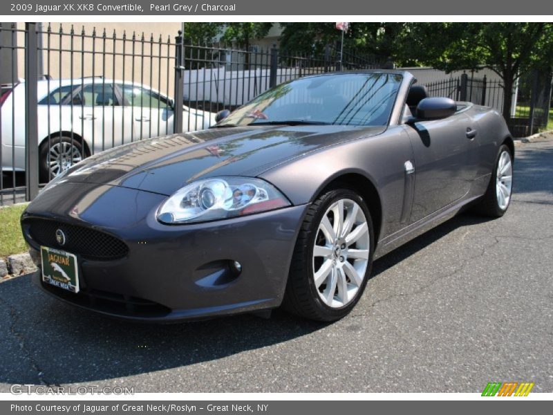 Pearl Grey / Charcoal 2009 Jaguar XK XK8 Convertible