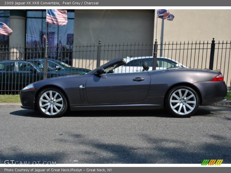 Pearl Grey / Charcoal 2009 Jaguar XK XK8 Convertible