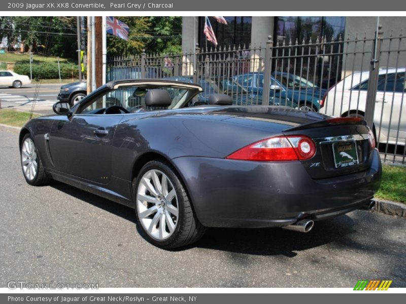 Pearl Grey / Charcoal 2009 Jaguar XK XK8 Convertible