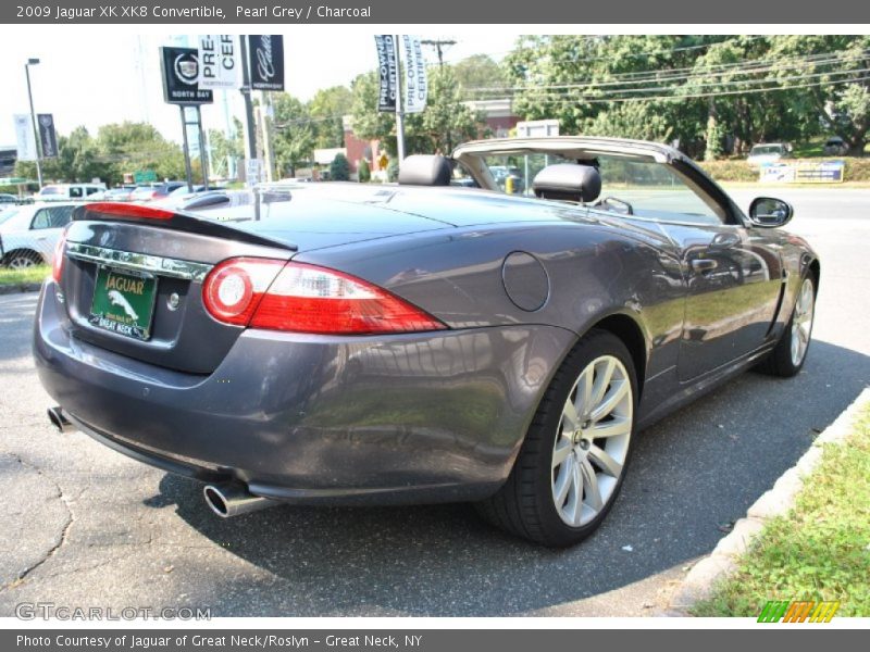 Pearl Grey / Charcoal 2009 Jaguar XK XK8 Convertible