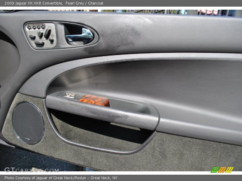 Pearl Grey / Charcoal 2009 Jaguar XK XK8 Convertible