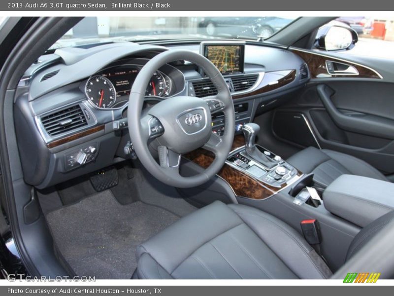 Black Interior - 2013 A6 3.0T quattro Sedan 
