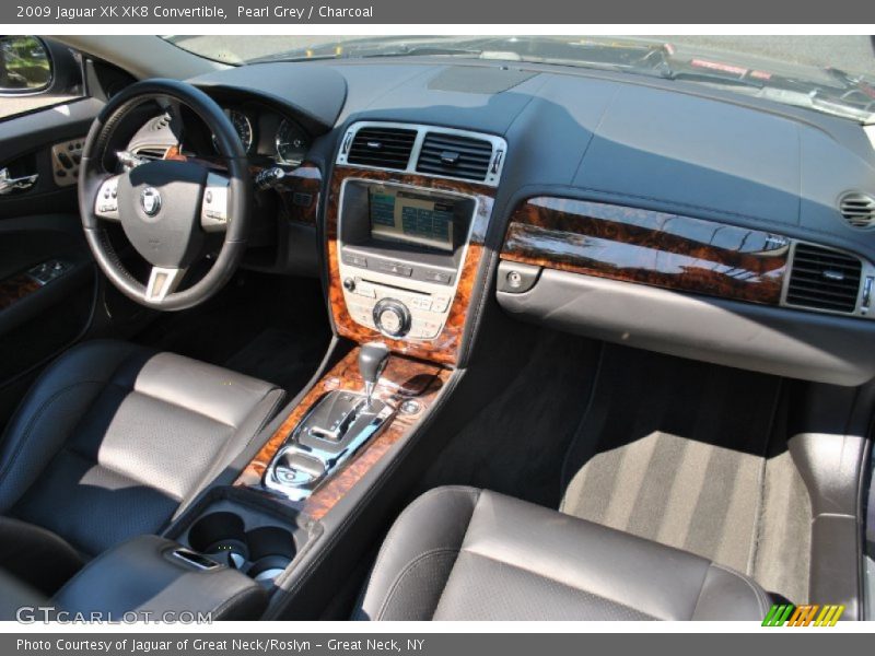 Pearl Grey / Charcoal 2009 Jaguar XK XK8 Convertible