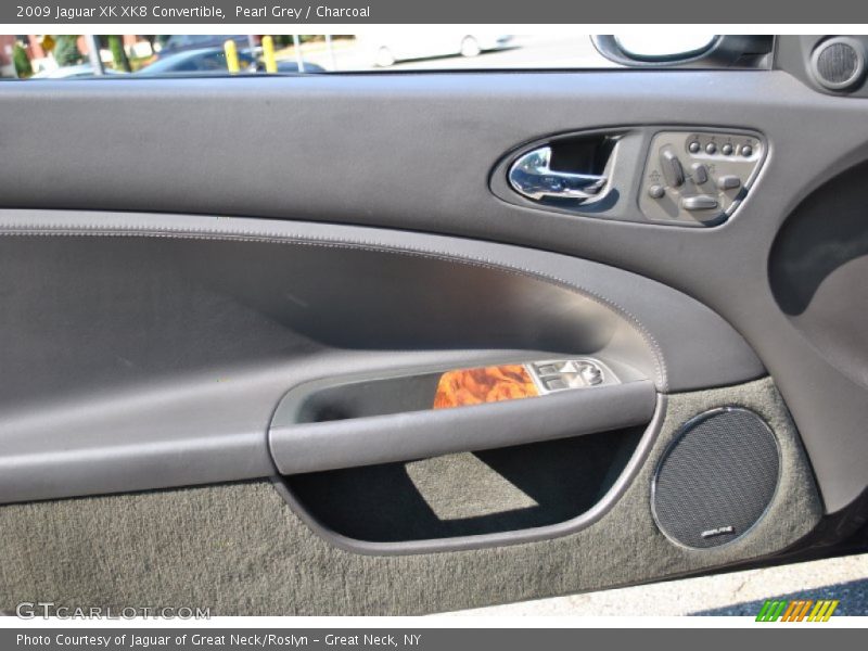 Pearl Grey / Charcoal 2009 Jaguar XK XK8 Convertible