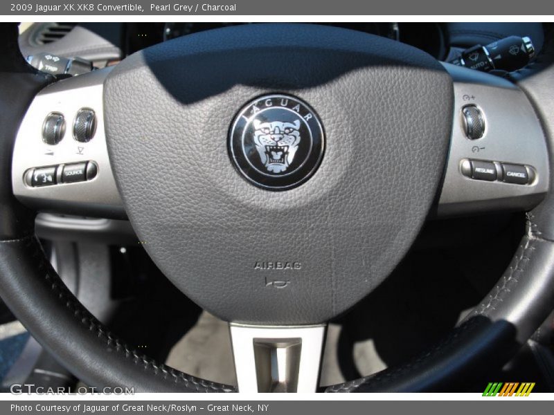 Pearl Grey / Charcoal 2009 Jaguar XK XK8 Convertible
