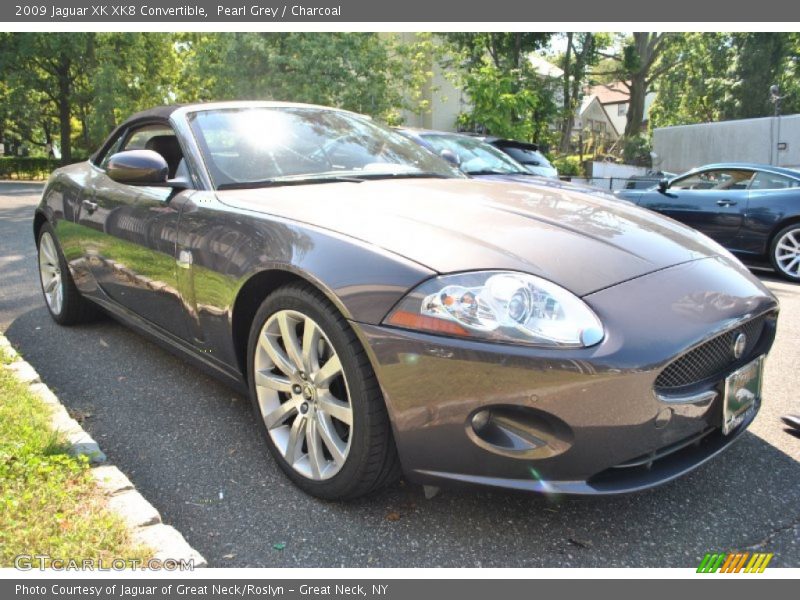 Pearl Grey / Charcoal 2009 Jaguar XK XK8 Convertible