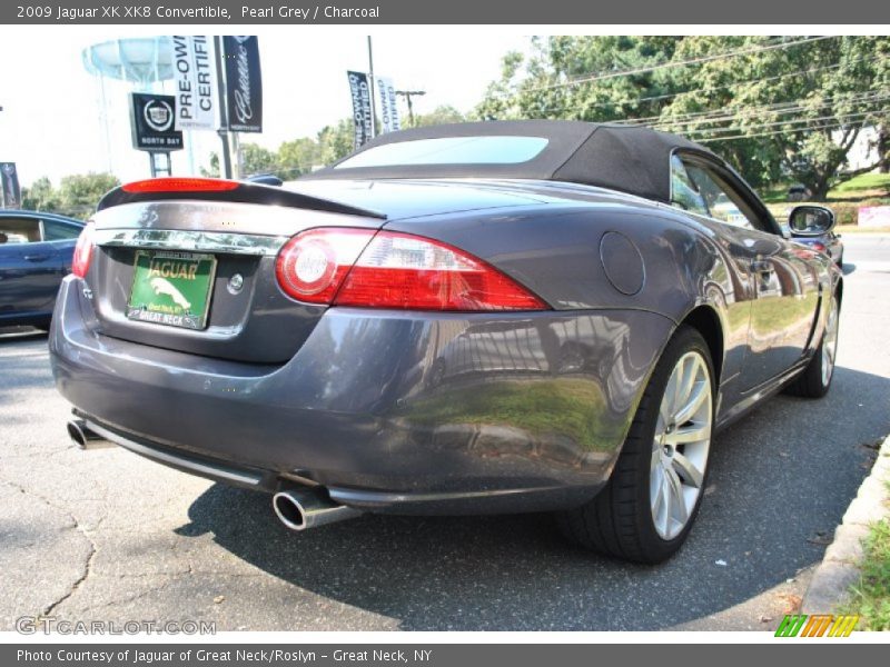 Pearl Grey / Charcoal 2009 Jaguar XK XK8 Convertible