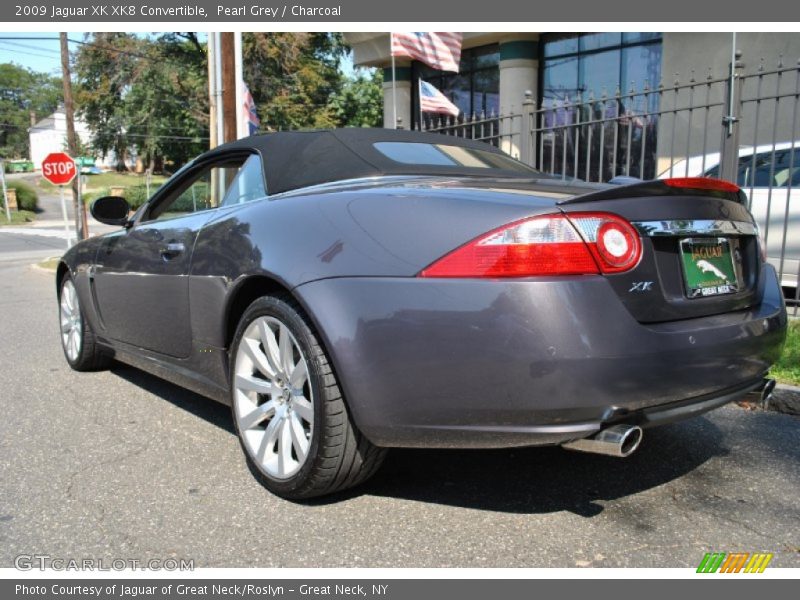 Pearl Grey / Charcoal 2009 Jaguar XK XK8 Convertible