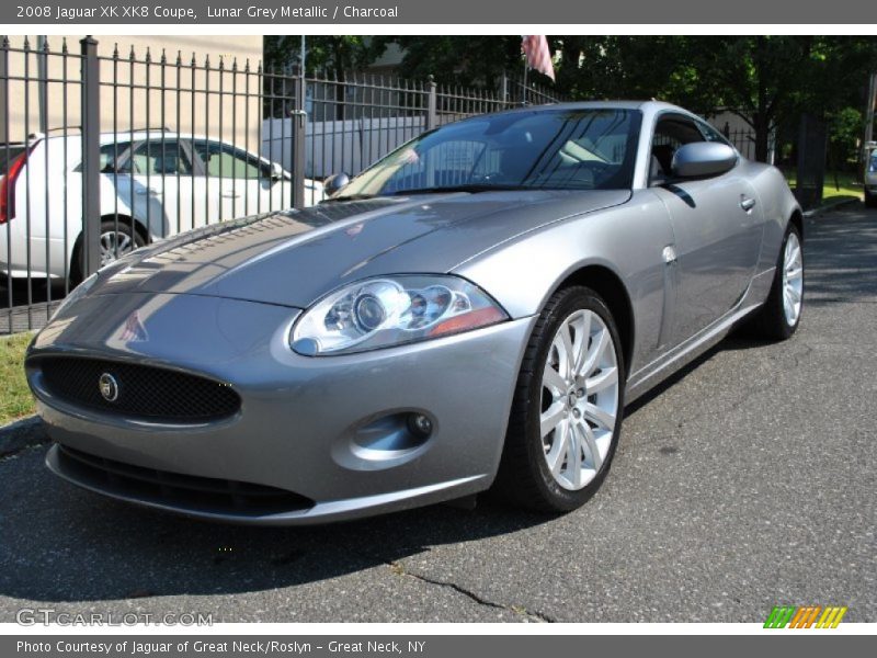 Lunar Grey Metallic / Charcoal 2008 Jaguar XK XK8 Coupe