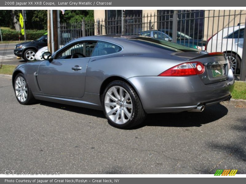 Lunar Grey Metallic / Charcoal 2008 Jaguar XK XK8 Coupe