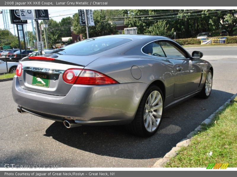 Lunar Grey Metallic / Charcoal 2008 Jaguar XK XK8 Coupe