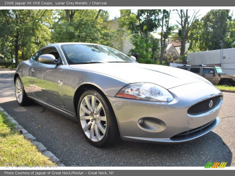 Lunar Grey Metallic / Charcoal 2008 Jaguar XK XK8 Coupe