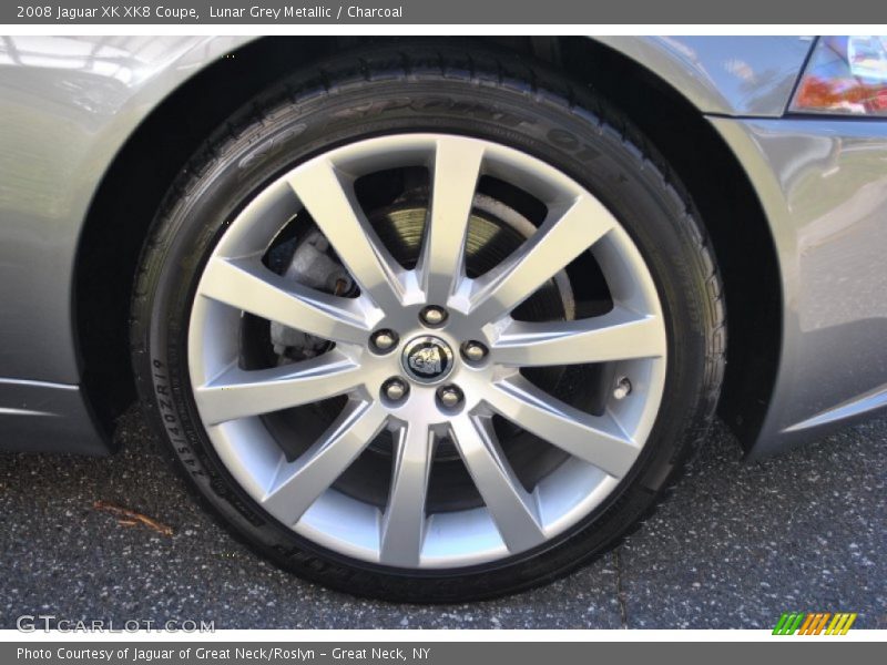 Lunar Grey Metallic / Charcoal 2008 Jaguar XK XK8 Coupe
