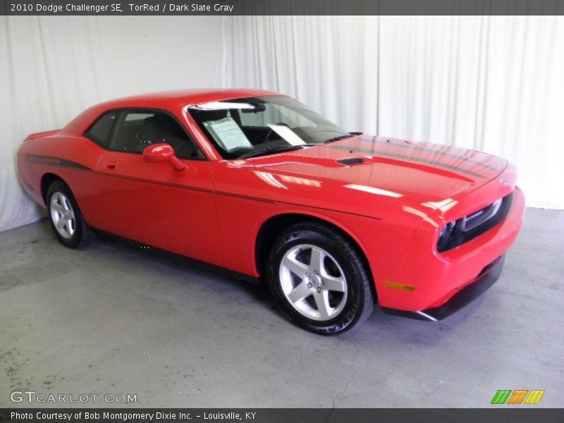 TorRed / Dark Slate Gray 2010 Dodge Challenger SE