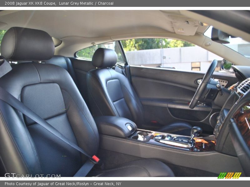 Lunar Grey Metallic / Charcoal 2008 Jaguar XK XK8 Coupe