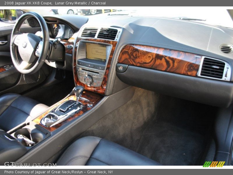 Lunar Grey Metallic / Charcoal 2008 Jaguar XK XK8 Coupe