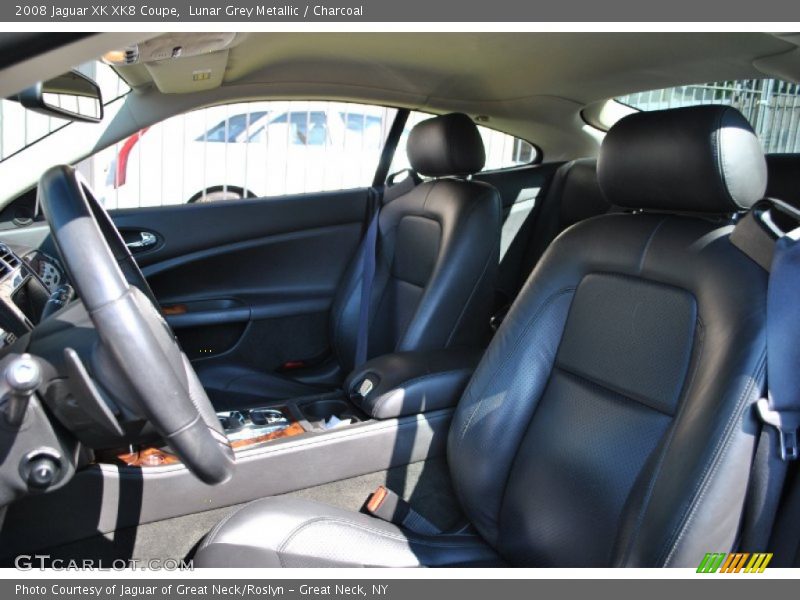 Lunar Grey Metallic / Charcoal 2008 Jaguar XK XK8 Coupe