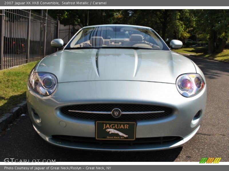 Seafrost Metallic / Caramel 2007 Jaguar XK XK8 Convertible