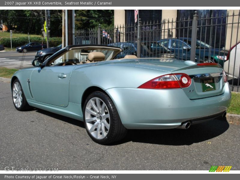 Seafrost Metallic / Caramel 2007 Jaguar XK XK8 Convertible