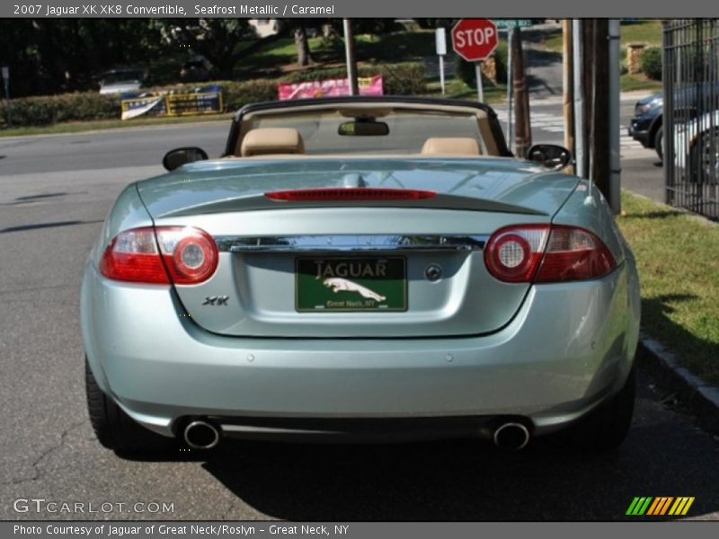 Seafrost Metallic / Caramel 2007 Jaguar XK XK8 Convertible