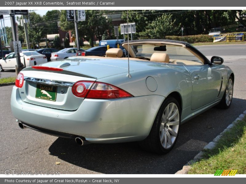 Seafrost Metallic / Caramel 2007 Jaguar XK XK8 Convertible