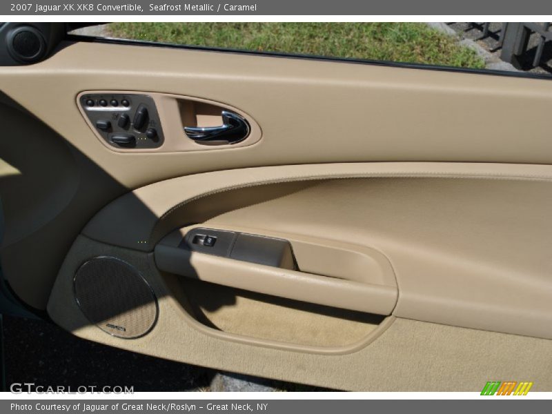 Seafrost Metallic / Caramel 2007 Jaguar XK XK8 Convertible