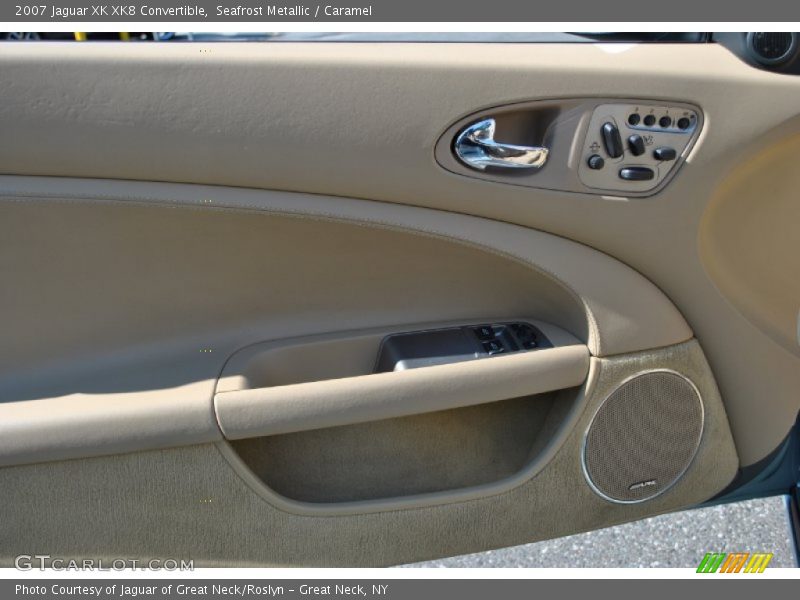 Seafrost Metallic / Caramel 2007 Jaguar XK XK8 Convertible
