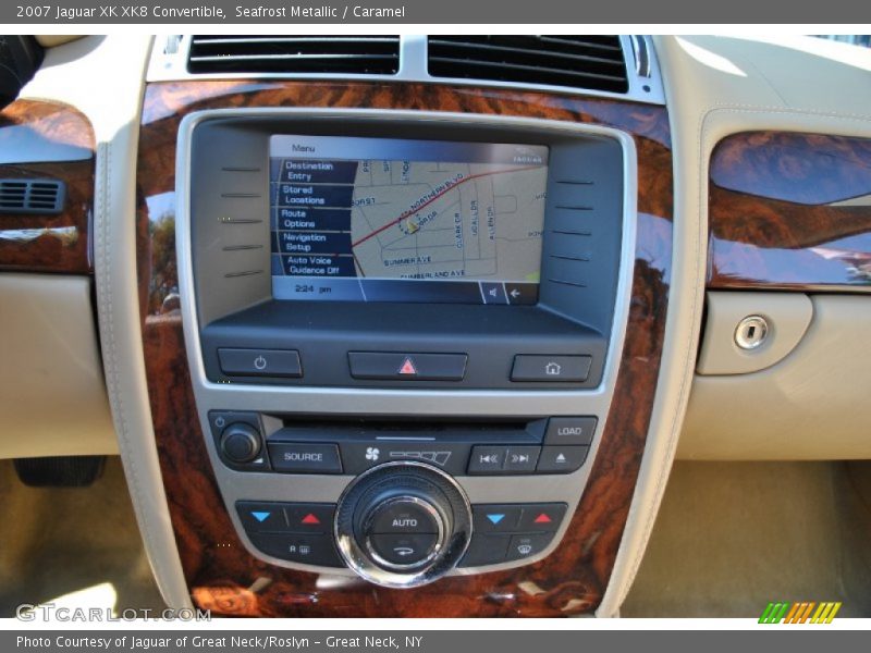 Seafrost Metallic / Caramel 2007 Jaguar XK XK8 Convertible