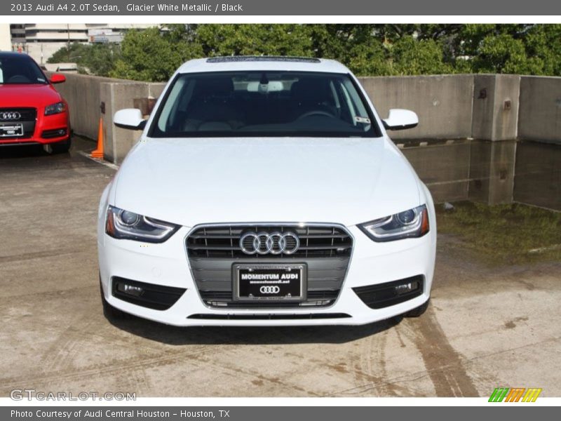 Glacier White Metallic / Black 2013 Audi A4 2.0T Sedan