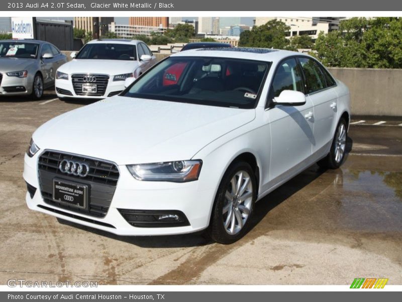 Glacier White Metallic / Black 2013 Audi A4 2.0T Sedan
