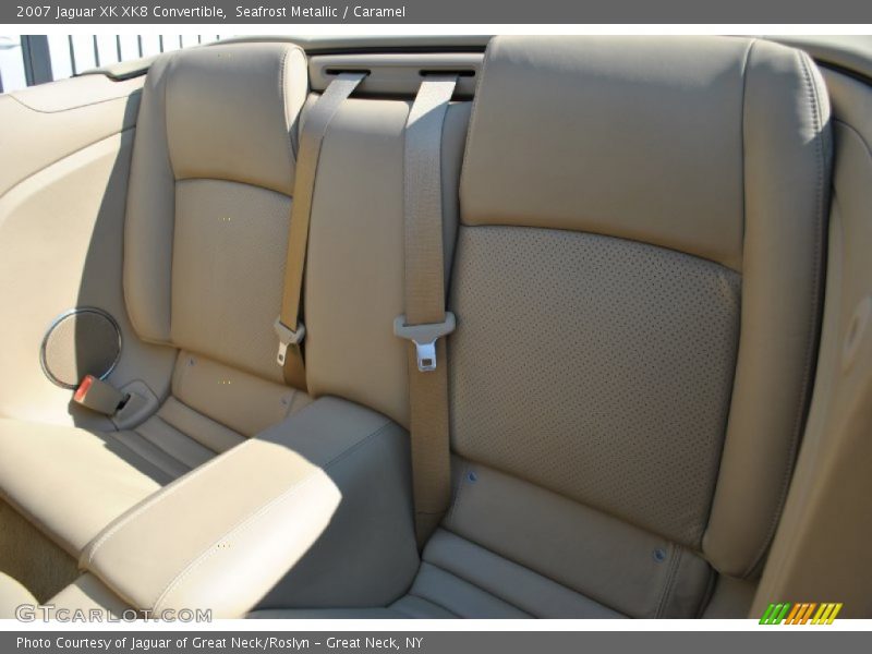 Seafrost Metallic / Caramel 2007 Jaguar XK XK8 Convertible