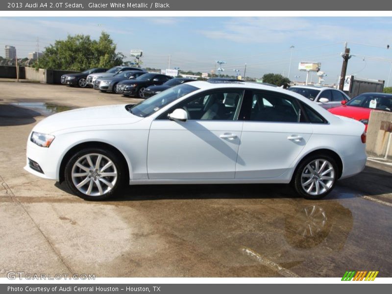 Glacier White Metallic / Black 2013 Audi A4 2.0T Sedan