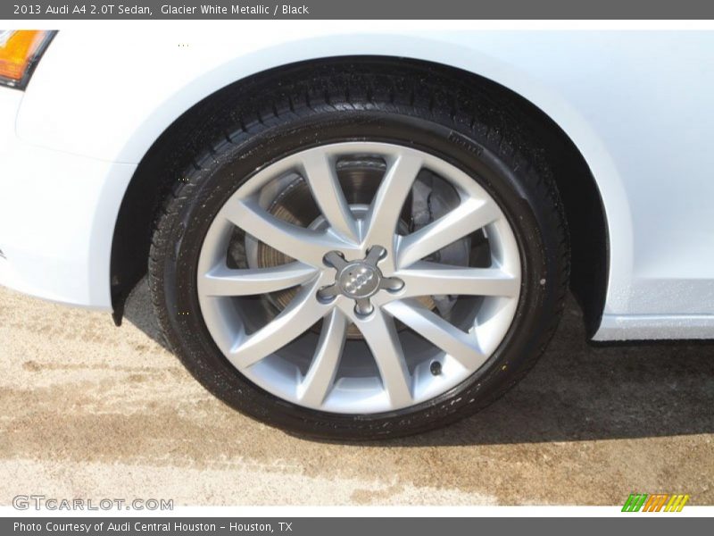 Glacier White Metallic / Black 2013 Audi A4 2.0T Sedan
