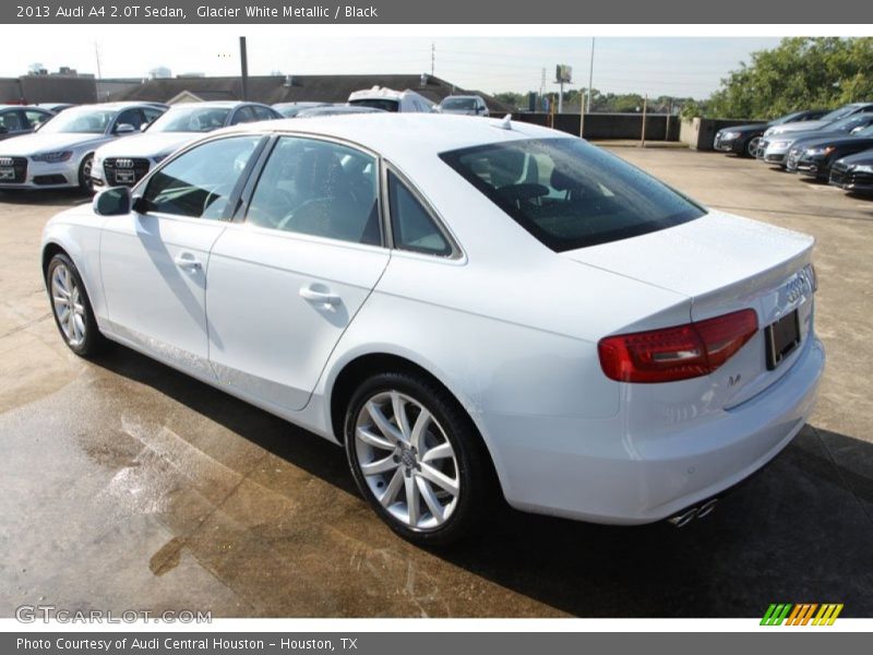 Glacier White Metallic / Black 2013 Audi A4 2.0T Sedan