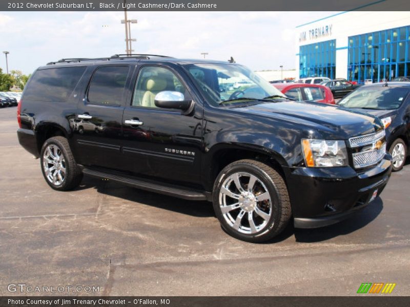 Black / Light Cashmere/Dark Cashmere 2012 Chevrolet Suburban LT