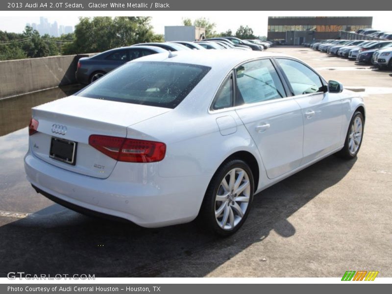 Glacier White Metallic / Black 2013 Audi A4 2.0T Sedan