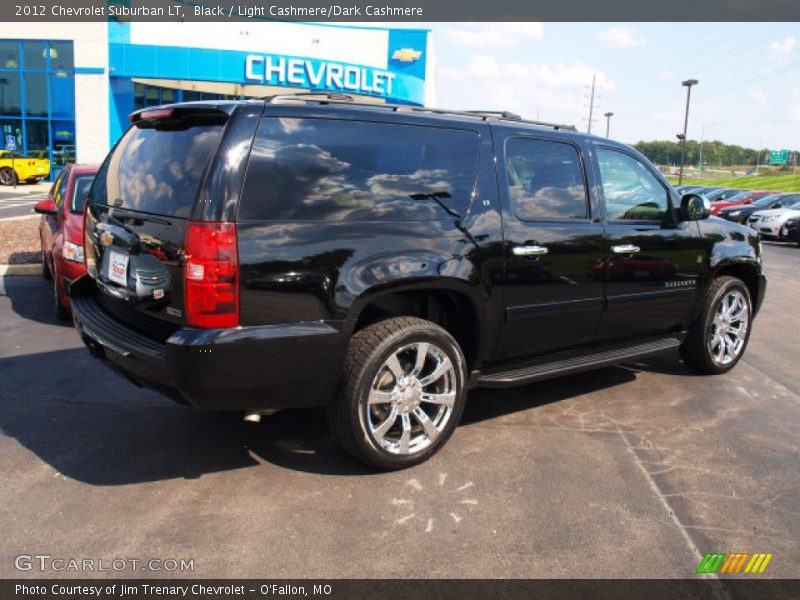 Black / Light Cashmere/Dark Cashmere 2012 Chevrolet Suburban LT