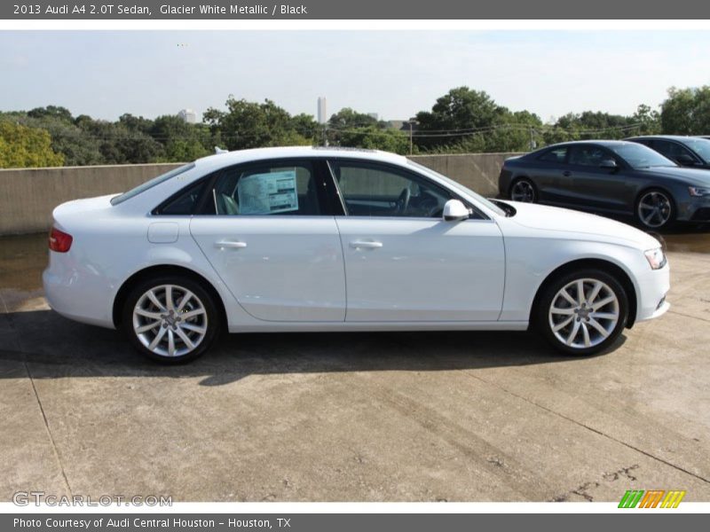 Glacier White Metallic / Black 2013 Audi A4 2.0T Sedan