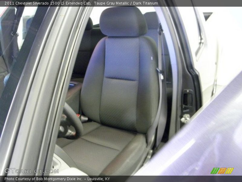Taupe Gray Metallic / Dark Titanium 2011 Chevrolet Silverado 1500 LS Extended Cab