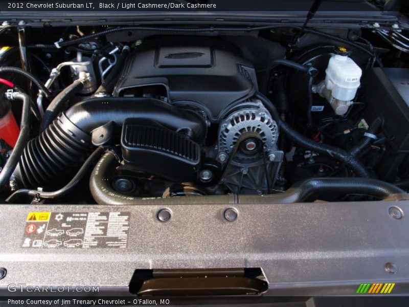 Black / Light Cashmere/Dark Cashmere 2012 Chevrolet Suburban LT