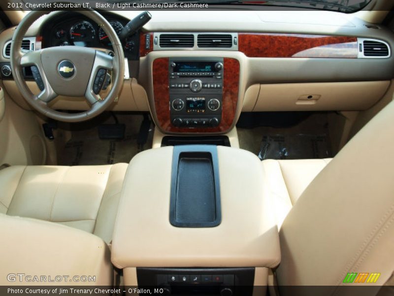 Black / Light Cashmere/Dark Cashmere 2012 Chevrolet Suburban LT