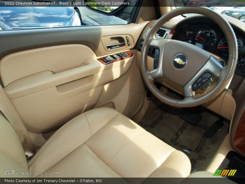 Black / Light Cashmere/Dark Cashmere 2012 Chevrolet Suburban LT