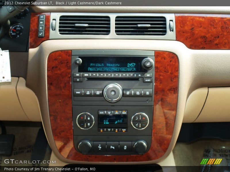 Black / Light Cashmere/Dark Cashmere 2012 Chevrolet Suburban LT