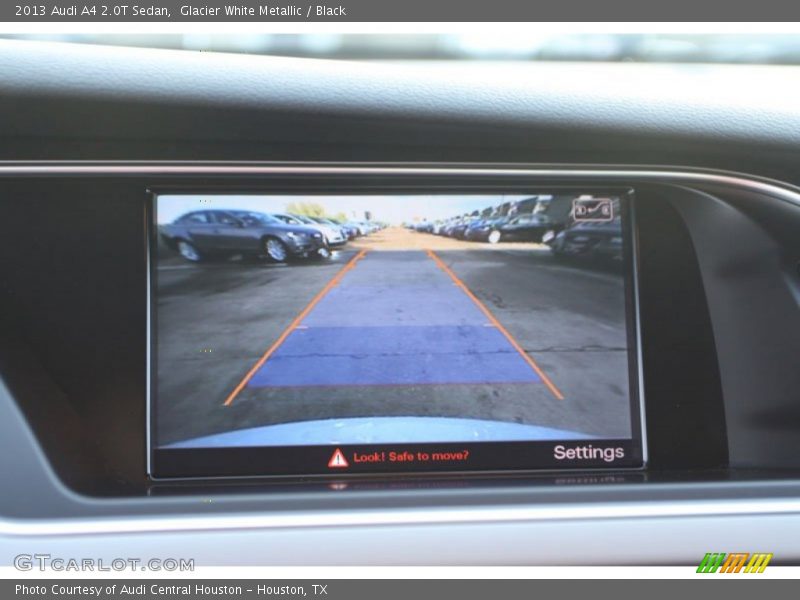 Glacier White Metallic / Black 2013 Audi A4 2.0T Sedan