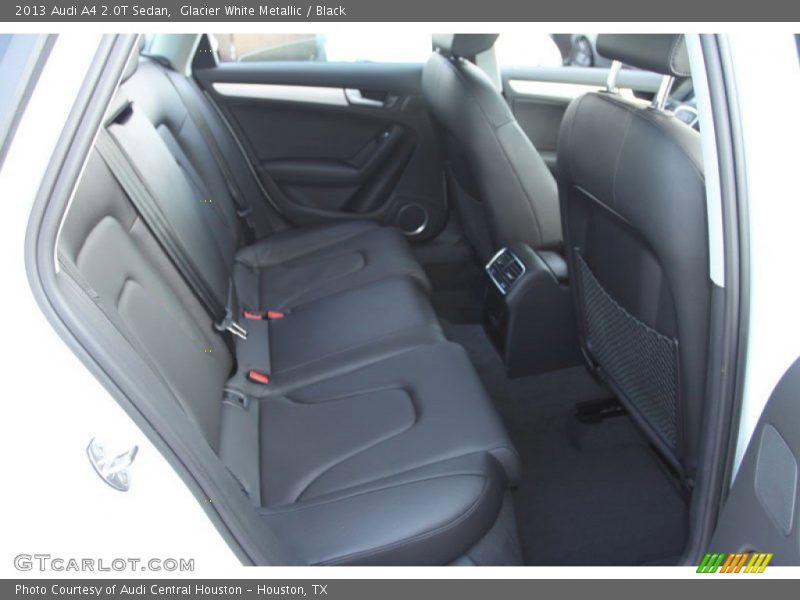 Glacier White Metallic / Black 2013 Audi A4 2.0T Sedan